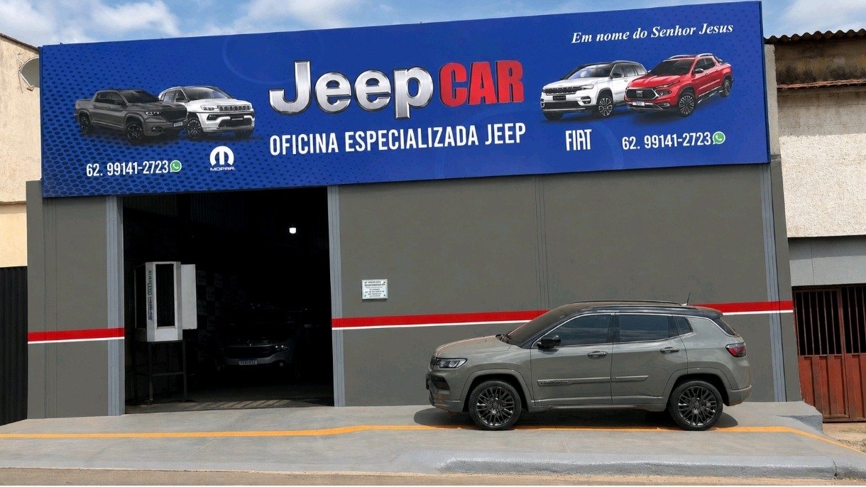 Fachada da Jeep Car, oficina especializada Jeep